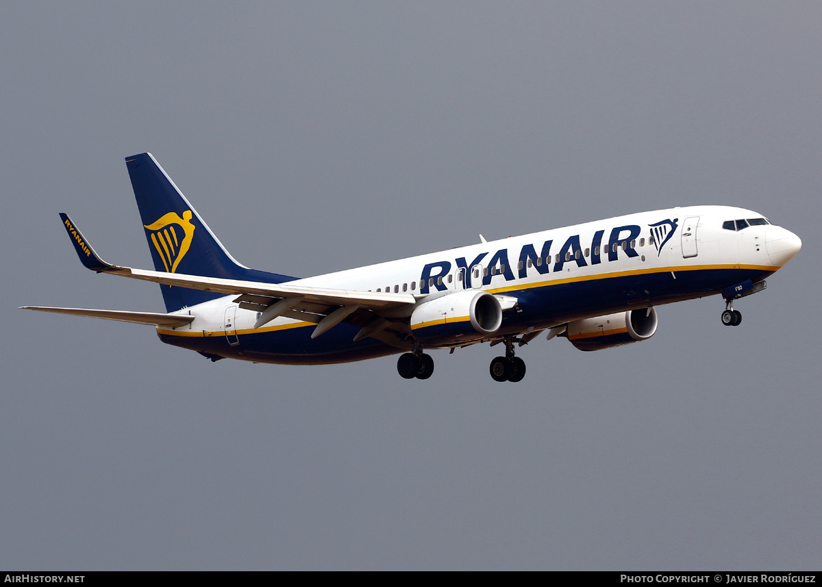 Aircraft Photo of EI-FOD | Boeing 737-8AS | Ryanair | AirHistory.net #737813