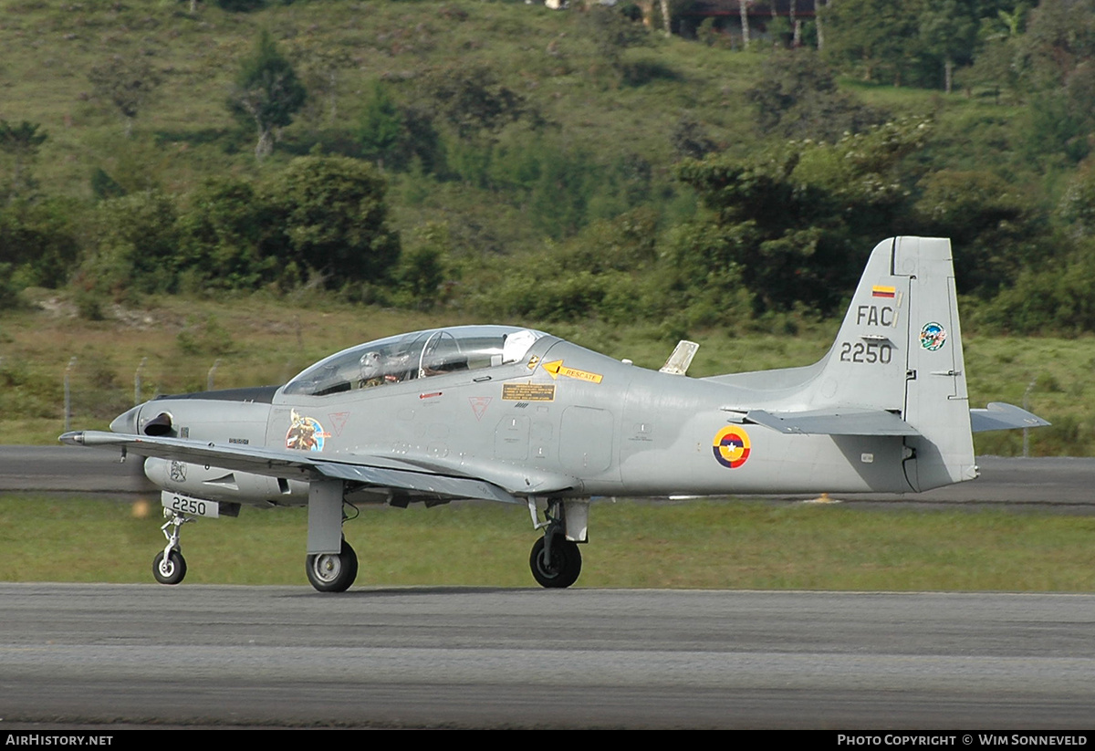 Aircraft Photo of FAC2250 | Embraer AT-27 Tucano | Colombia - Air Force | AirHistory.net #737822