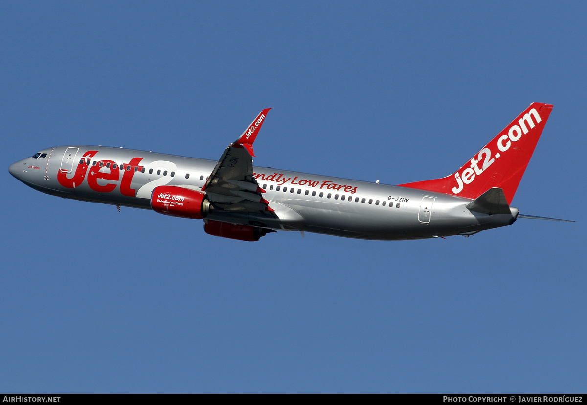 Aircraft Photo of G-JZHV | Boeing 737-800 | Jet2 | AirHistory.net #737849