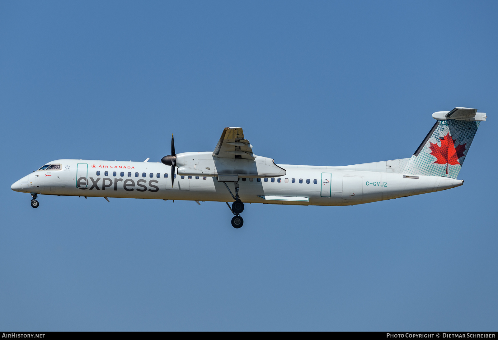 Aircraft Photo of C-GVJZ | Bombardier DHC-8-402 Dash 8 | Air Canada Express | AirHistory.net #737866