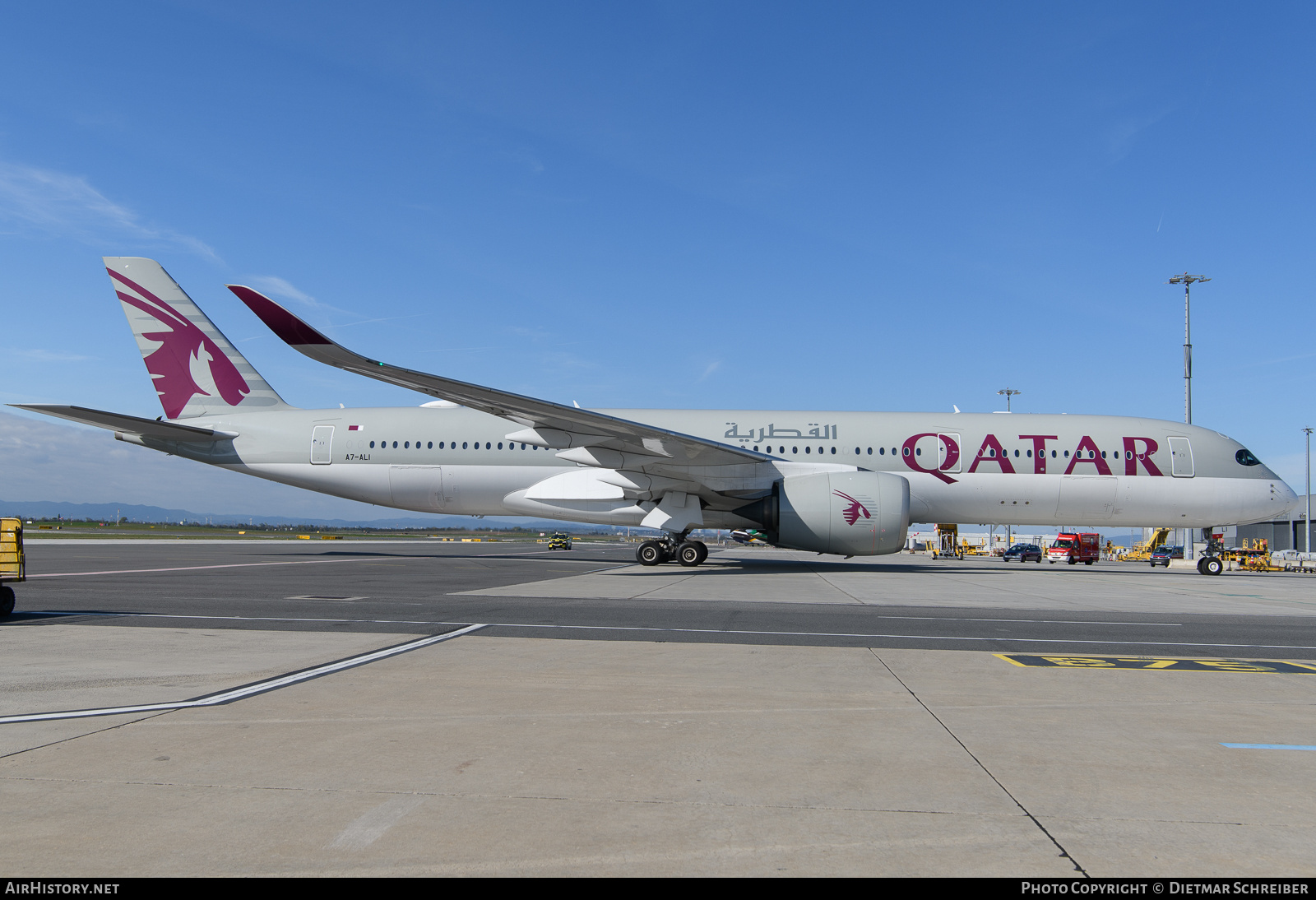 Aircraft Photo of A7-ALI | Airbus A350-941 | Qatar Airways | AirHistory.net #737875