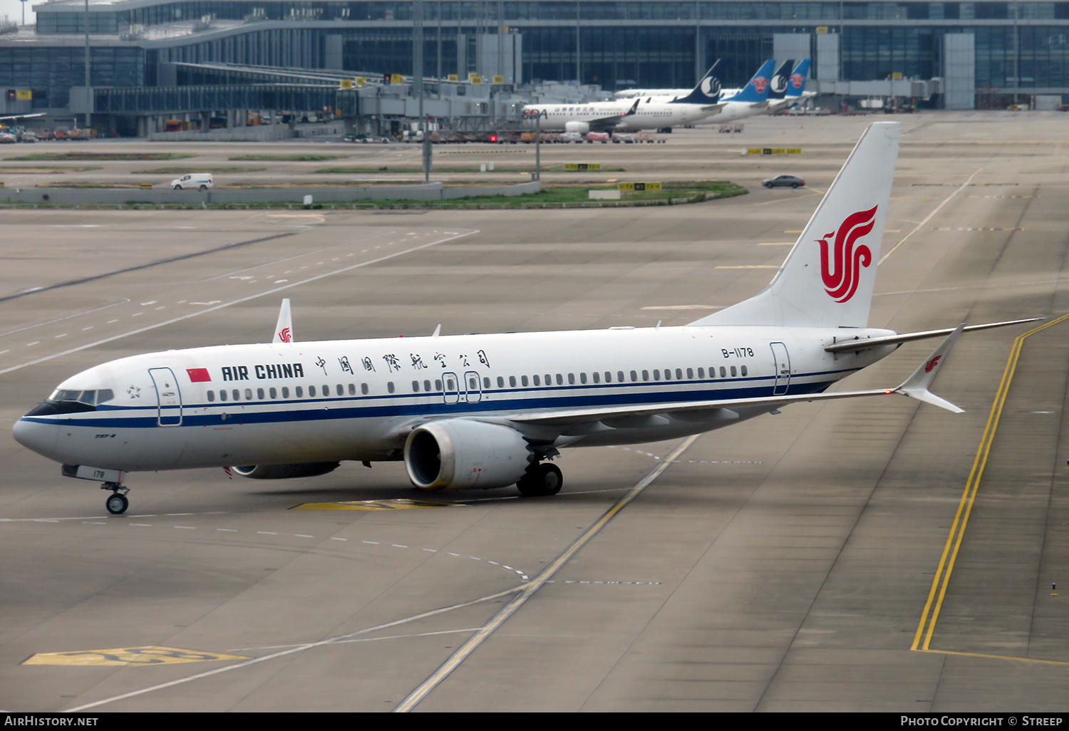 Aircraft Photo of B-1178 | Boeing 737-8 Max 8 | Air China | AirHistory.net #737877