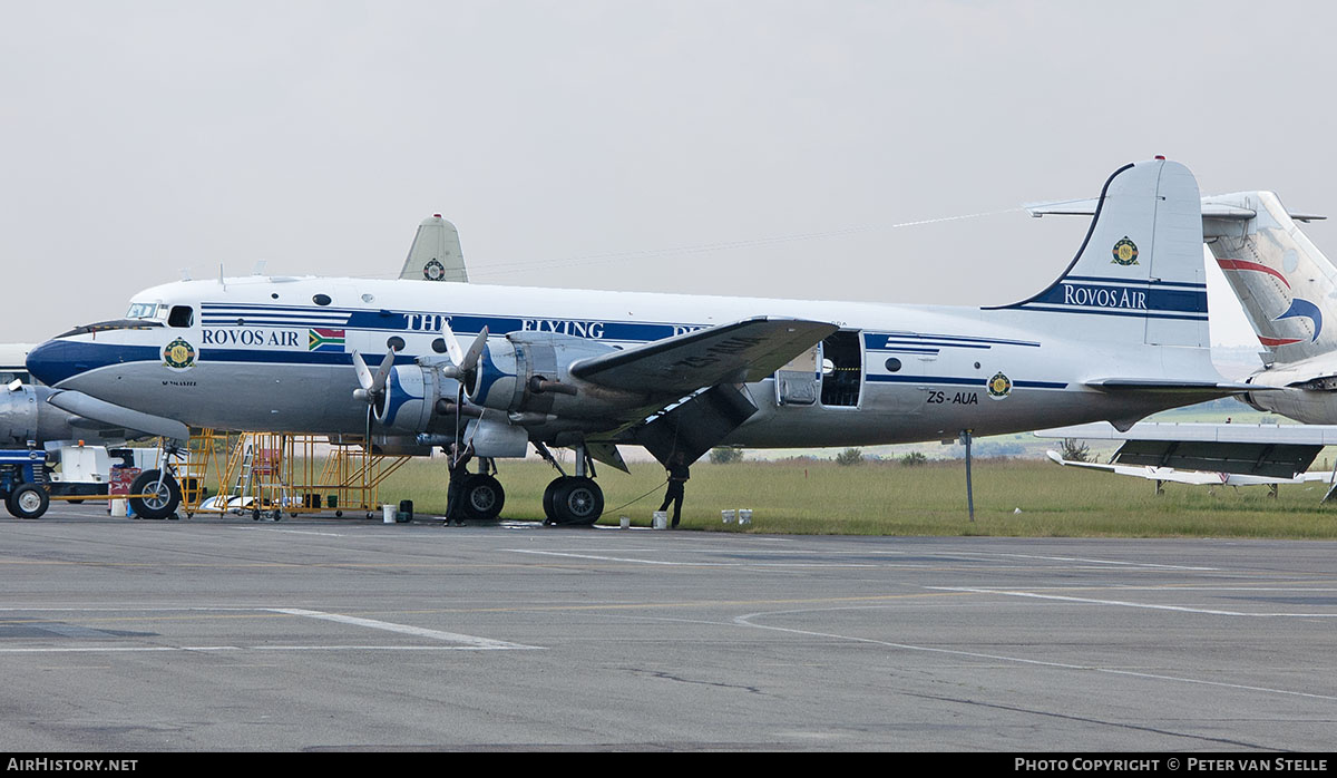 Aircraft Photo of ZS-AUA | Douglas DC-4-1009 | Rovos Air | AirHistory.net #737896