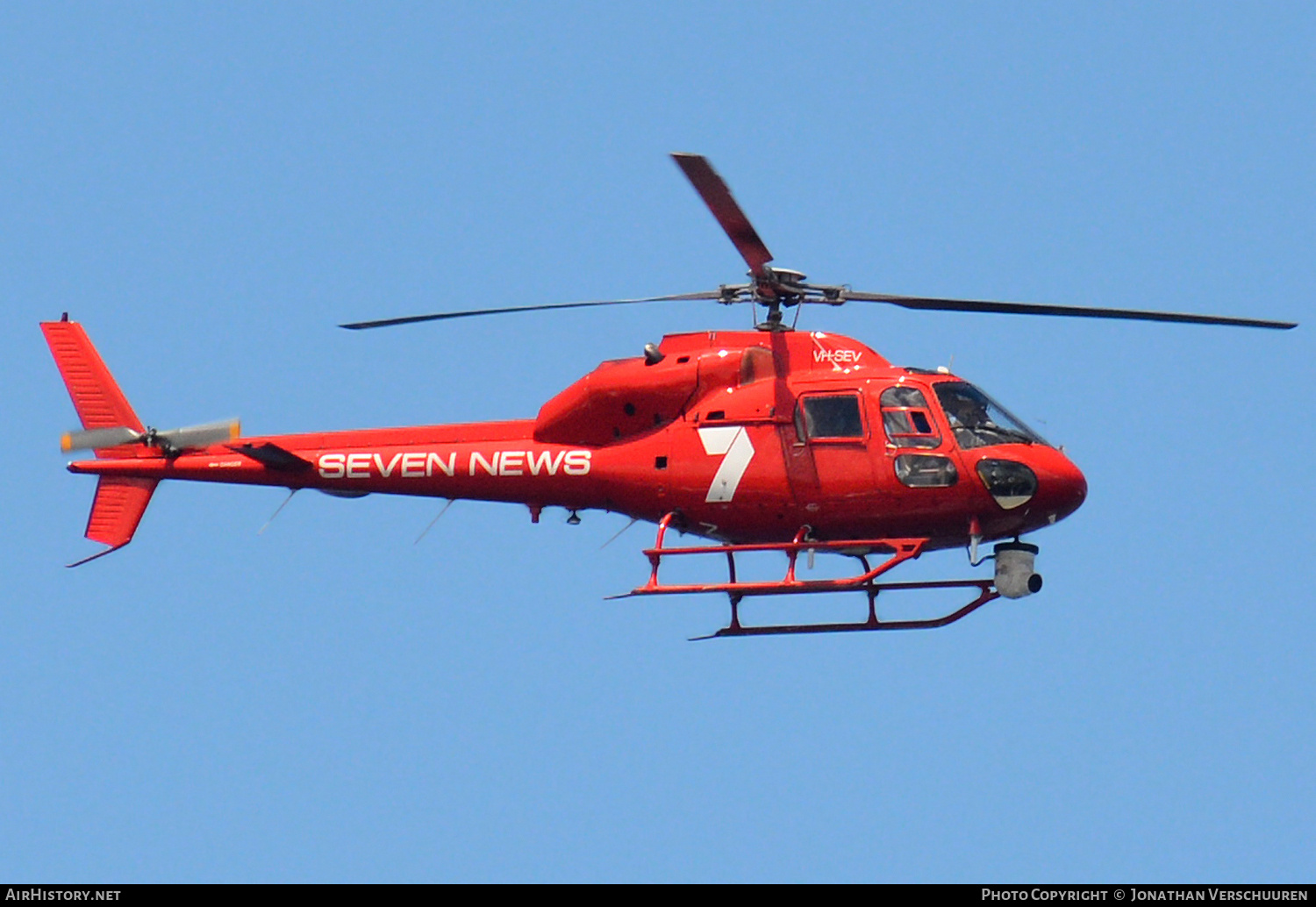 Aircraft Photo of VH-SEV | Aerospatiale AS-355F-1 Ecureuil 2 | Channel 7 News | AirHistory.net #737901