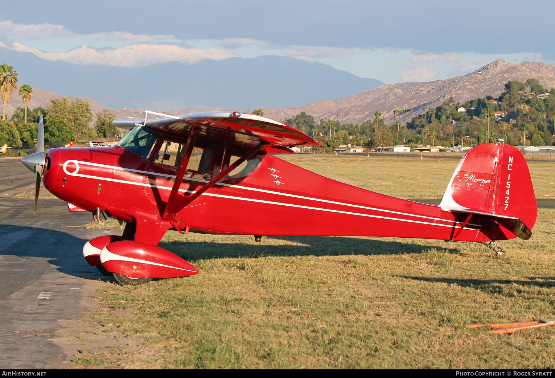 Aircraft Photo of N15427 / NC15427 | Monocoupe 90A | AirHistory.net #737911