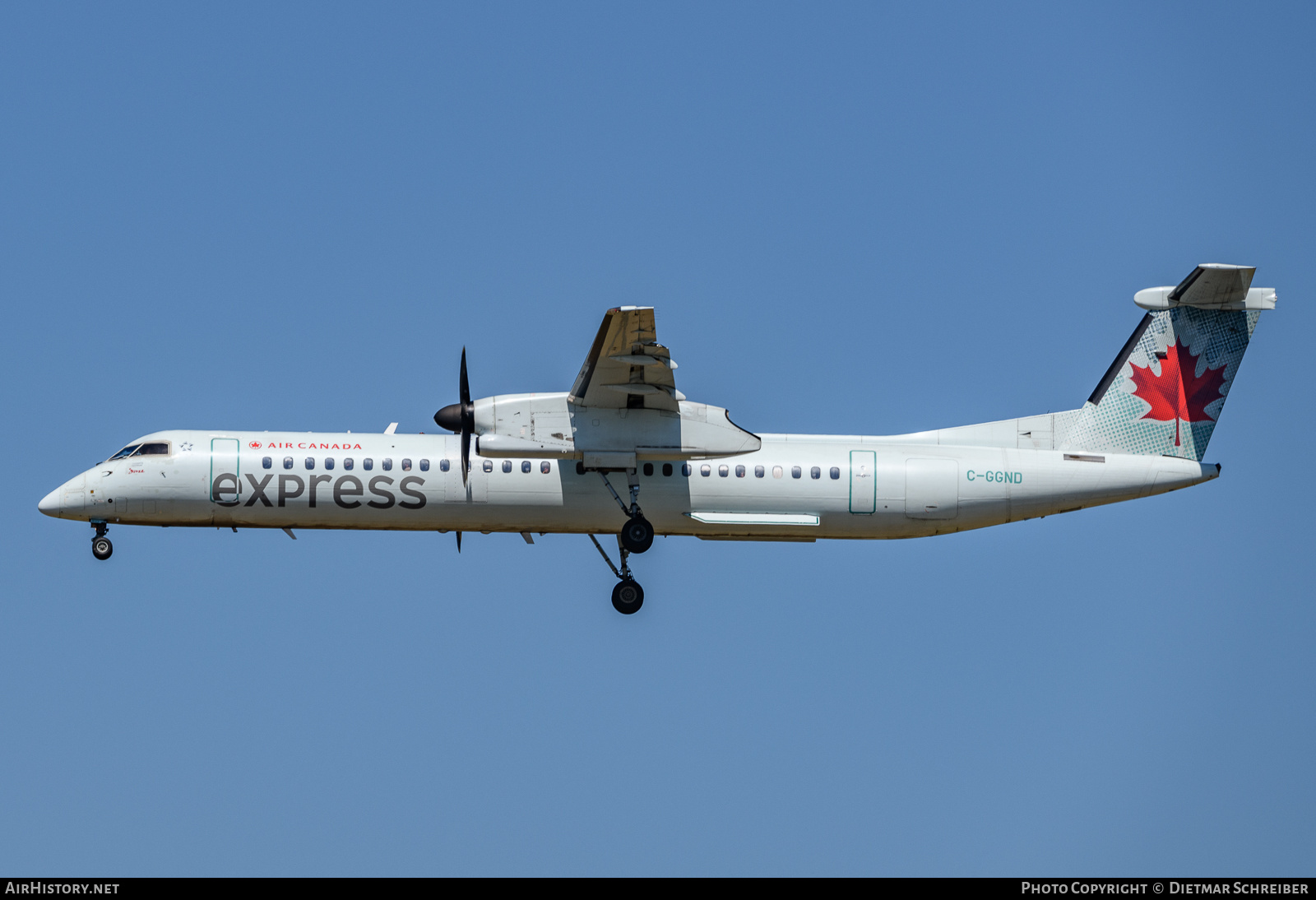 Aircraft Photo of C-GGND | Bombardier DHC-8-402 Dash 8 | Air Canada Express | AirHistory.net #737955