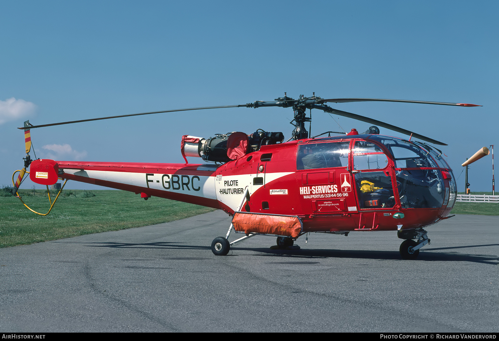 Aircraft Photo of F-GBRC | Aerospatiale SA-316B Alouette III | Heli Services | AirHistory.net #737970