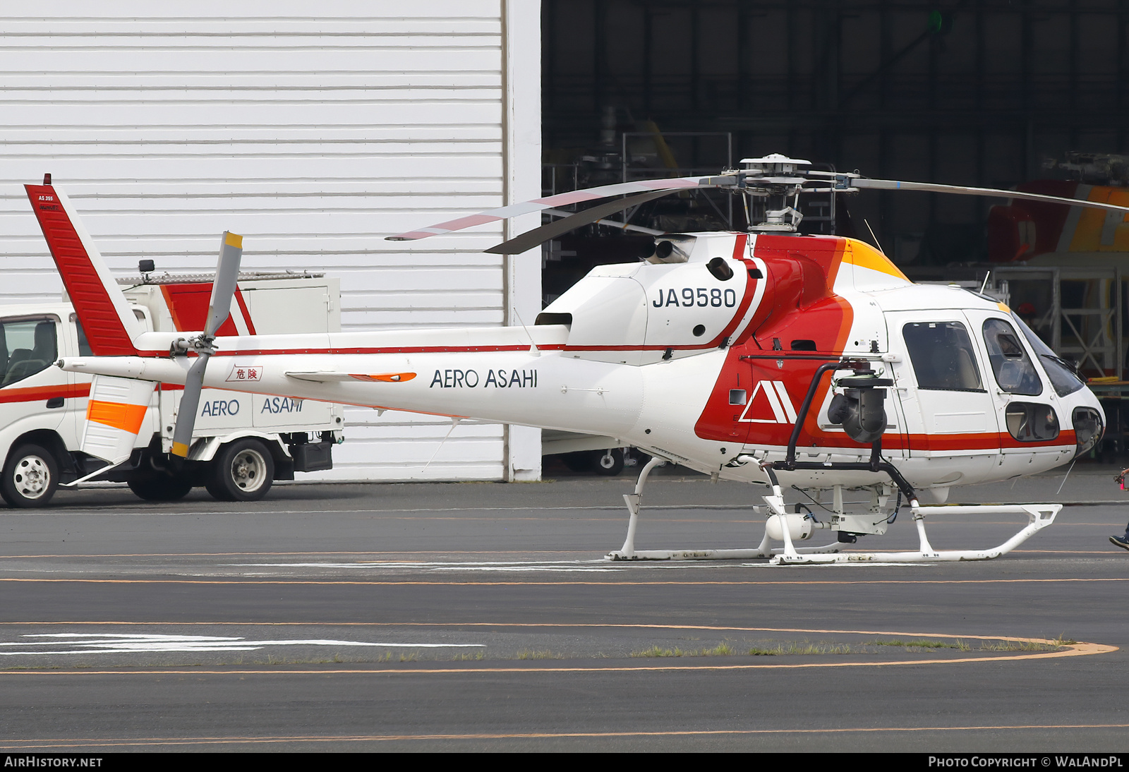 Aircraft Photo of JA9580 | Aerospatiale AS-355F-2 Ecureuil 2 | Aero Asahi | AirHistory.net #738019