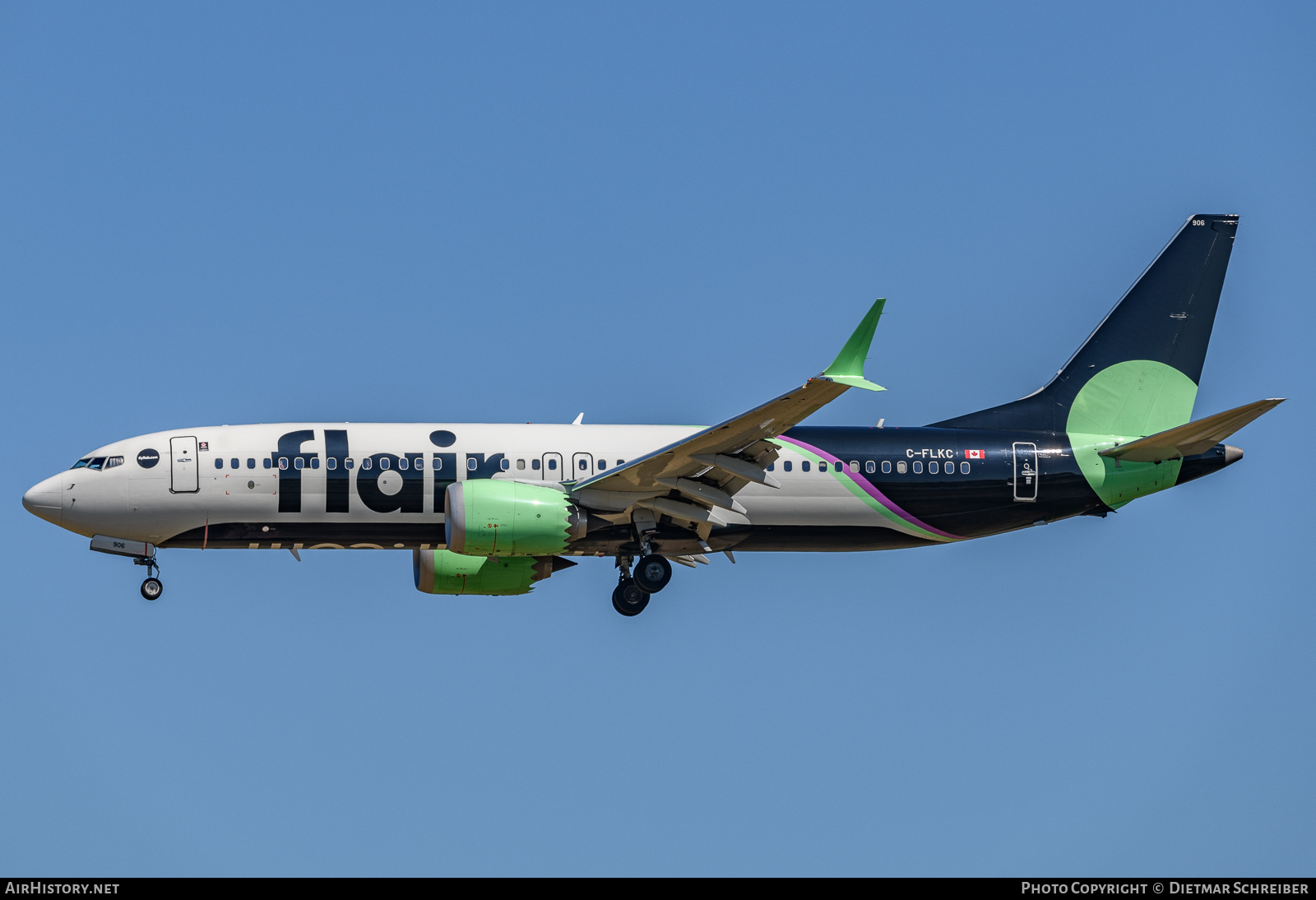 Aircraft Photo of C-FLKC | Boeing 737-8 Max 8 | Flair Airlines | AirHistory.net #738029