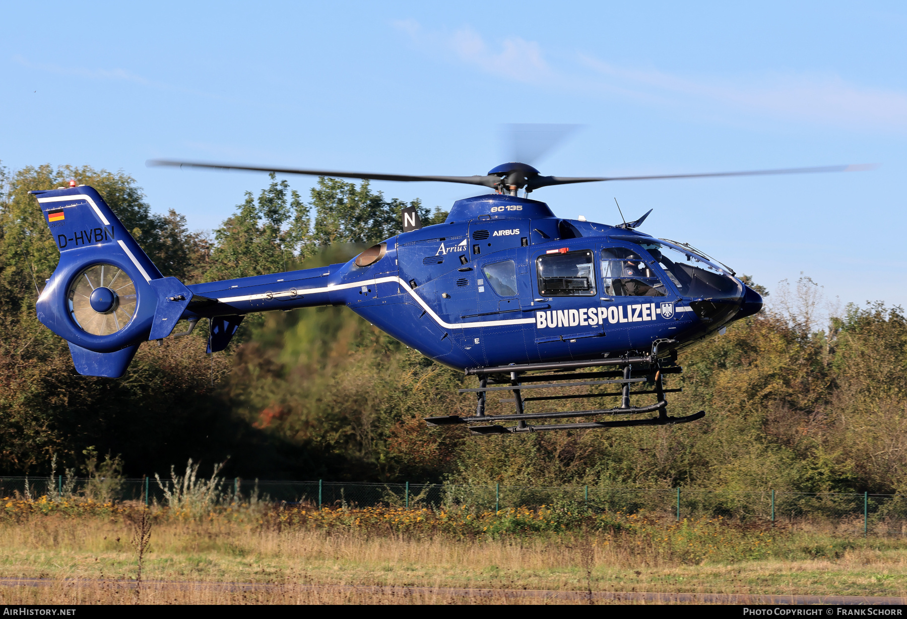 Aircraft Photo of D-HVBN | Eurocopter EC-135T-2+ | Bundespolizei | AirHistory.net #738079