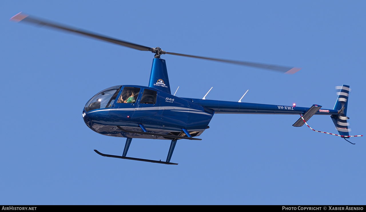 Aircraft Photo of VH-XWZ | Robinson R-44 Raven II | Sydney HeliTours | AirHistory.net #738100