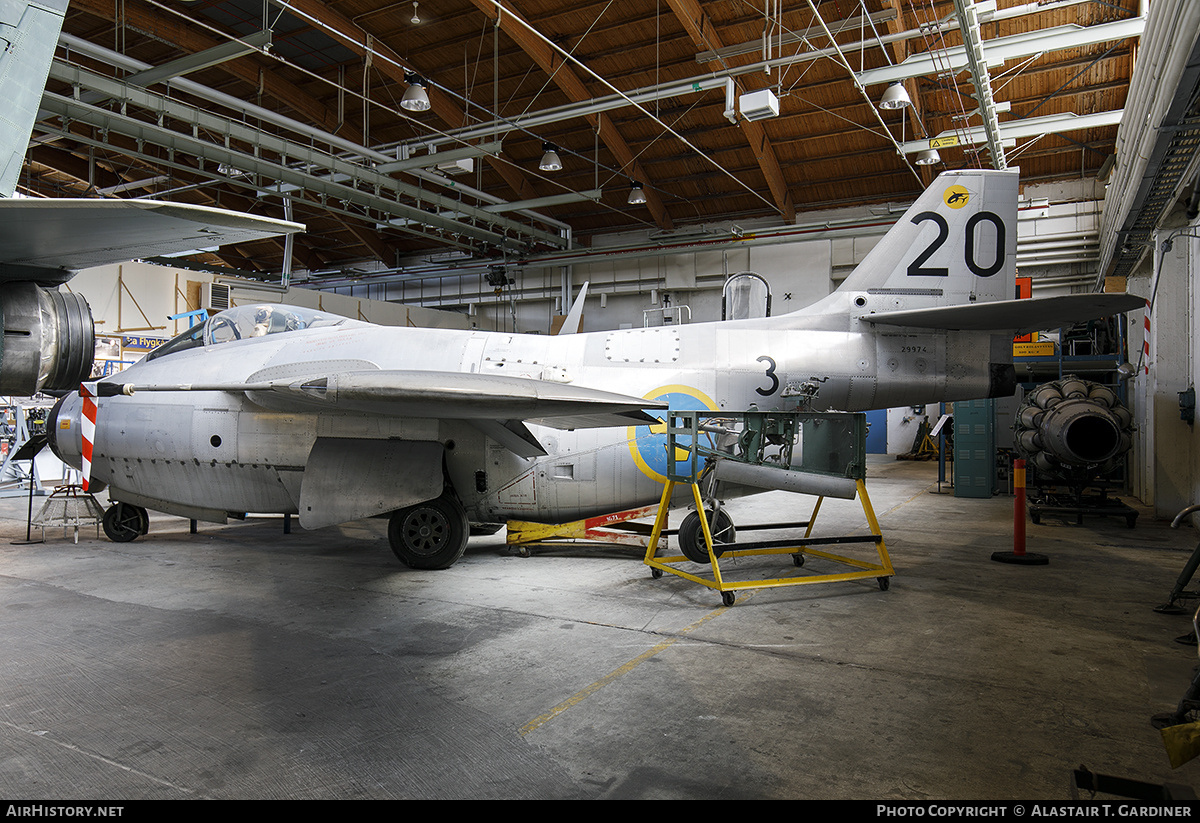 Aircraft Photo of 29974 | Saab S29C Tunnan | Sweden - Air Force | AirHistory.net #738110