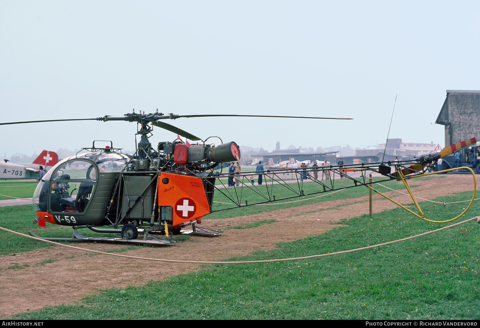 Aircraft Photo of V-59 | Sud SE-3130 Alouette II | Switzerland - Air Force | AirHistory.net #738136