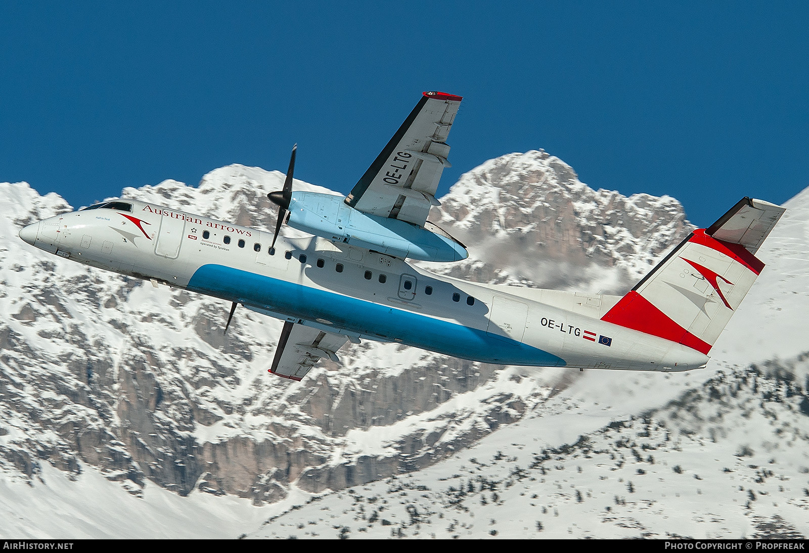 Aircraft Photo of OE-LTG | De Havilland Canada DHC-8-314Q Dash 8 | Austrian Arrows | AirHistory.net #738140