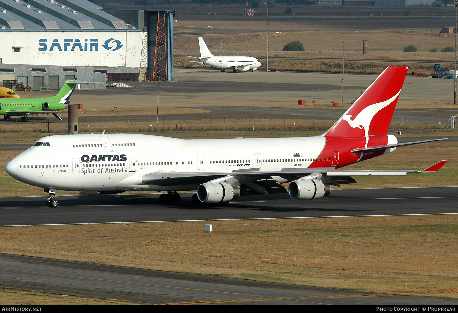 Aircraft Photo of VH-OJP | Boeing 747-438 | Qantas | AirHistory.net #738150