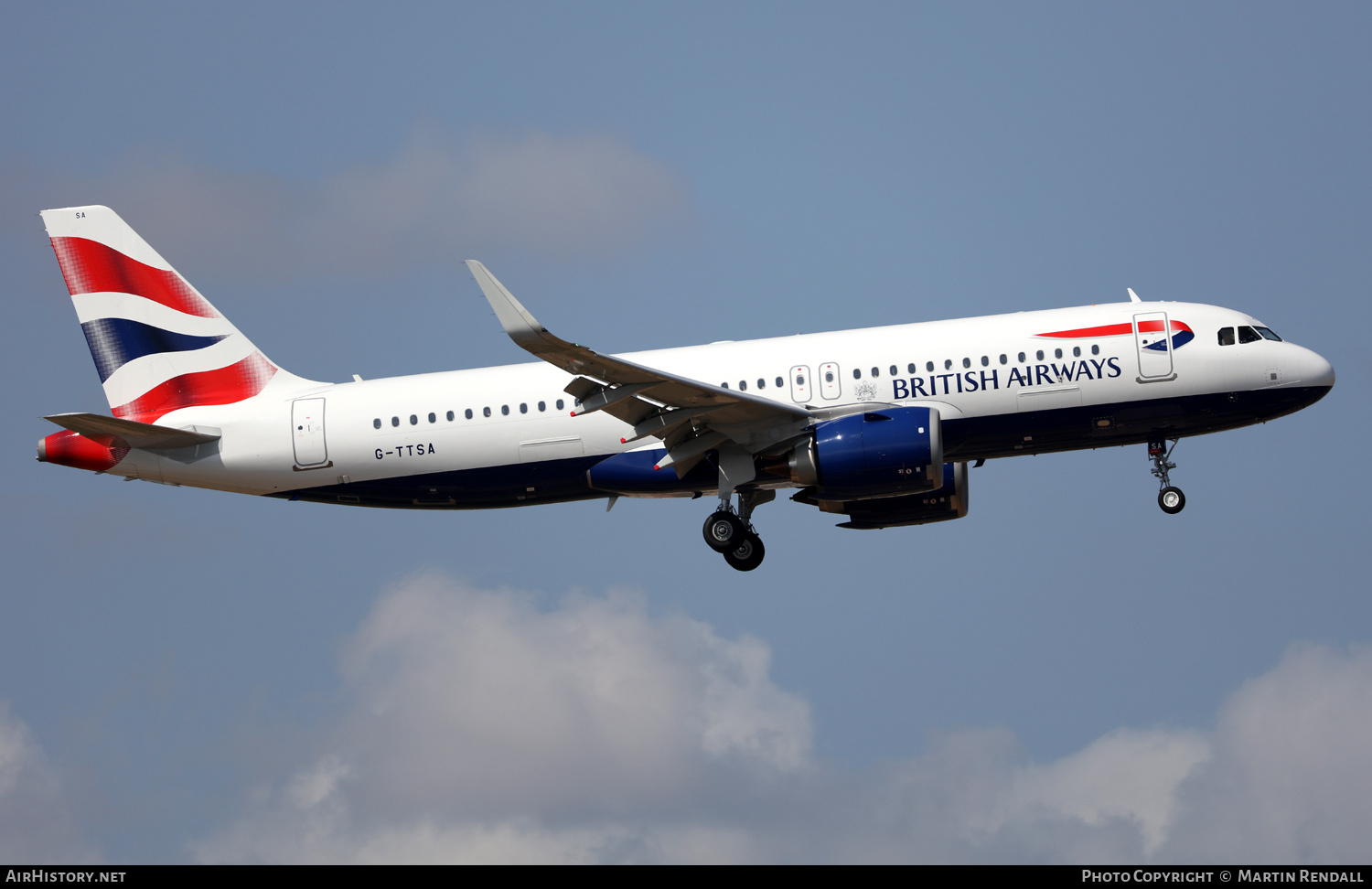 Aircraft Photo of G-TTSA | Airbus A320-251N | British Airways | AirHistory.net #738152