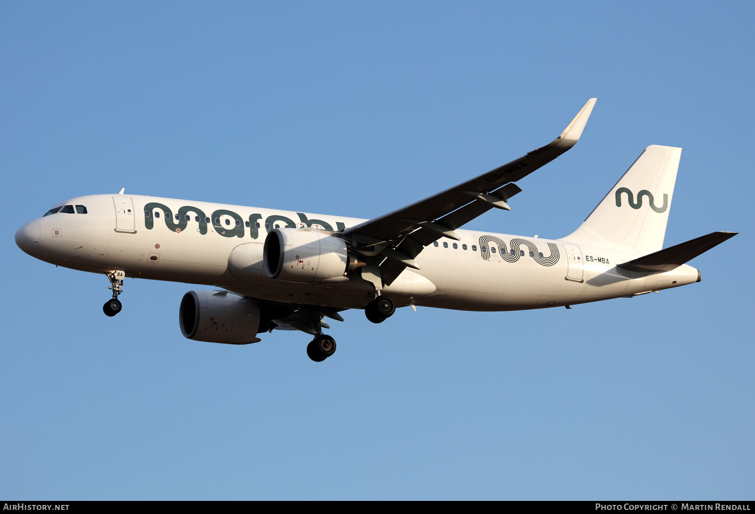 Aircraft Photo of ES-MBA | Airbus A320-271N | Marabu Airlines | AirHistory.net #738172