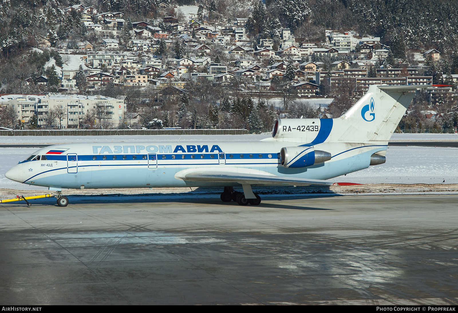 Aircraft Photo of RA-42439 | Yakovlev Yak-42D | Gazpromavia | AirHistory.net #738174