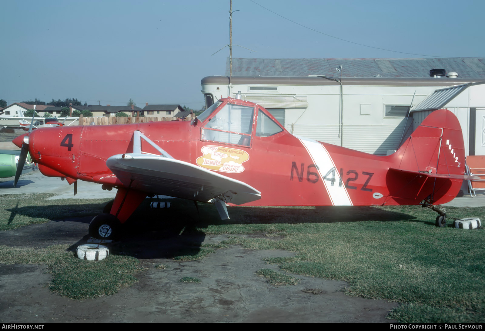 Aircraft Photo of N6412Z | Piper PA-25-150 Pawnee | Bob Cannon Aerial Ads | AirHistory.net #738184