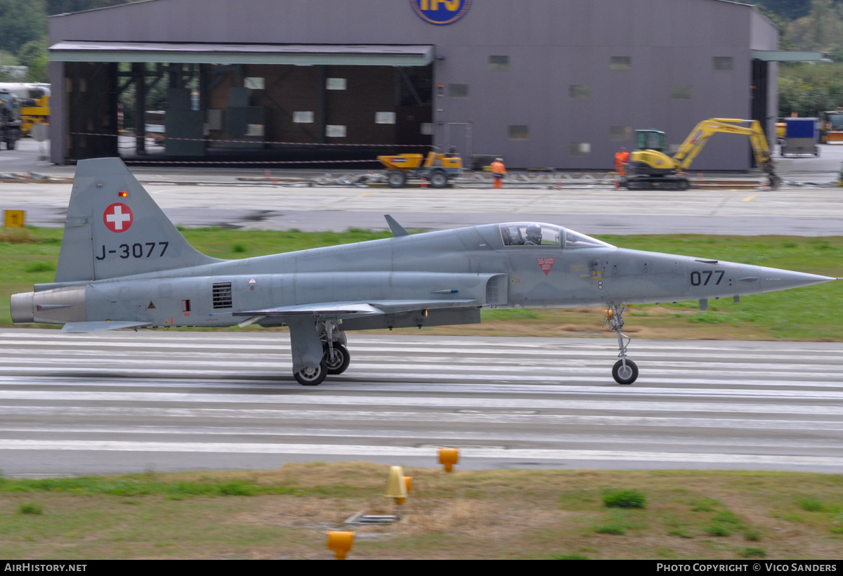 Aircraft Photo of J-3077 | Northrop F-5E Tiger II | Switzerland - Air Force | AirHistory.net #738185