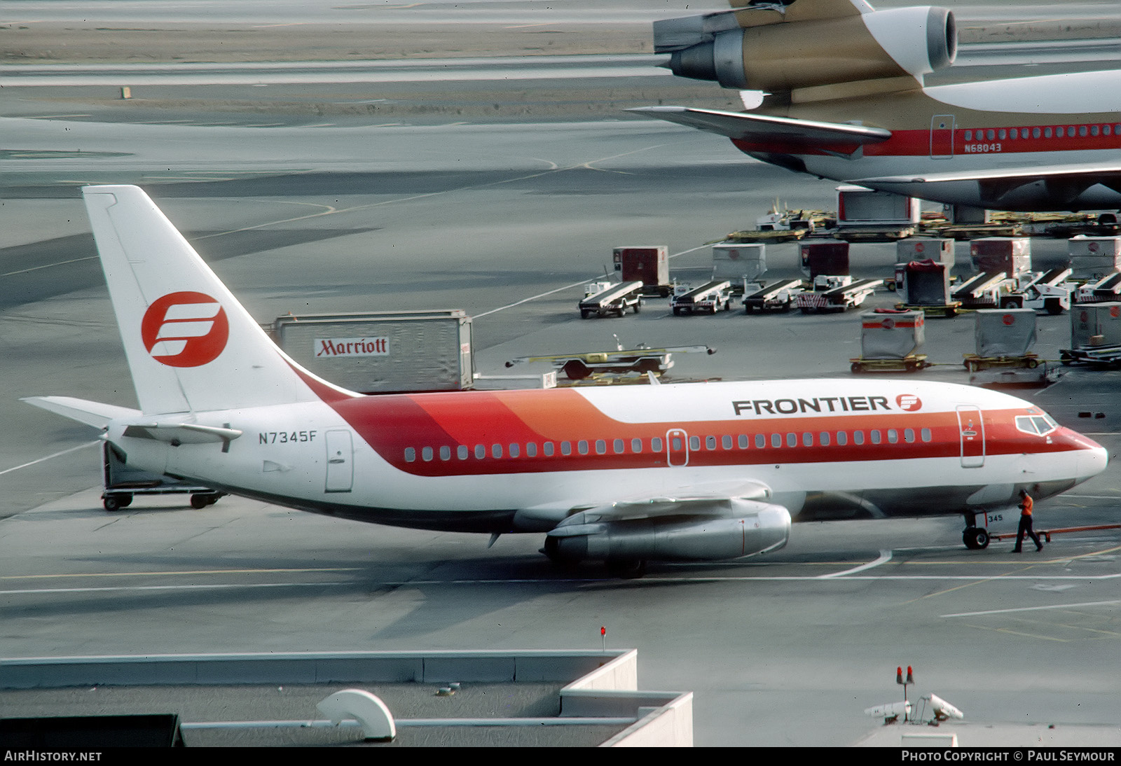 Aircraft Photo of N7345F | Boeing 737-291/Adv | Frontier Airlines | AirHistory.net #738214