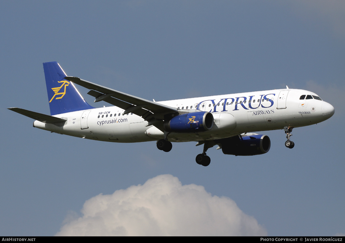 Aircraft Photo of 5B-DCM | Airbus A320-232 | Cyprus Airways | AirHistory.net #738288