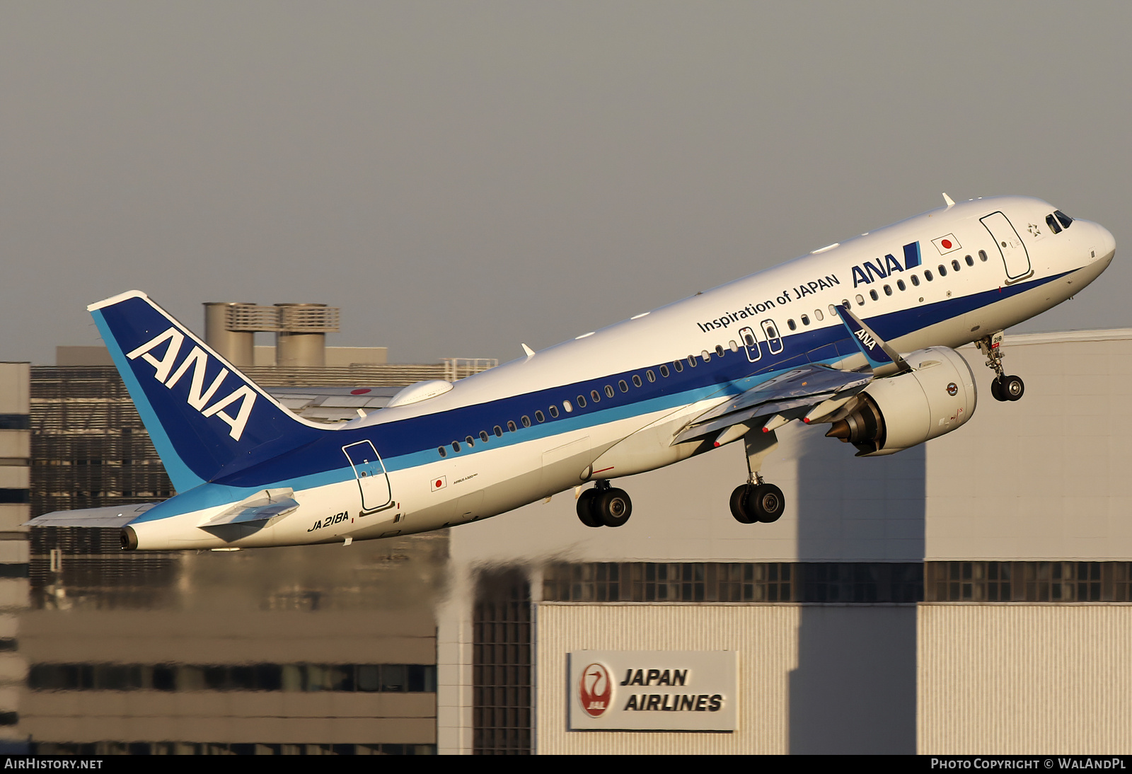 Aircraft Photo of JA218A | Airbus A320-271N | All Nippon Airways - ANA | AirHistory.net #738304
