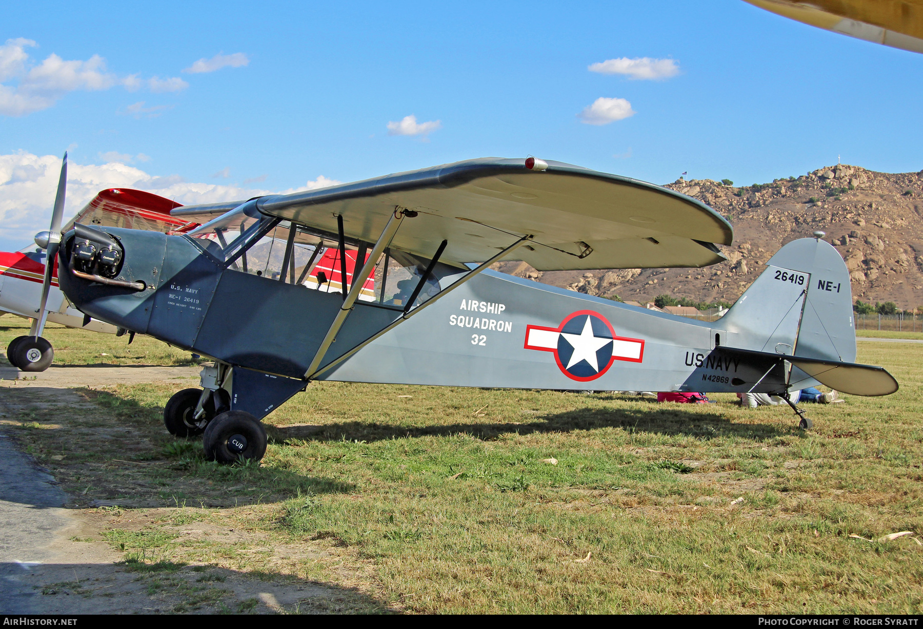 Aircraft Photo of N42869 / 26419 | Piper J-3C-65 Cub | USA - Navy | AirHistory.net #738305