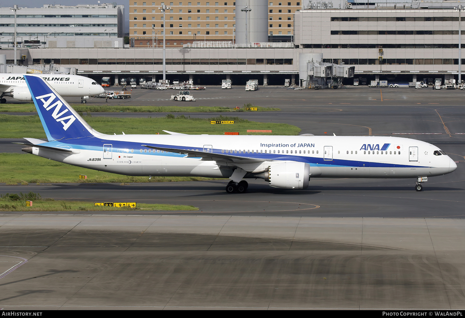 Aircraft Photo of JA839A | Boeing 787-9 Dreamliner | All Nippon Airways - ANA | AirHistory.net #738315