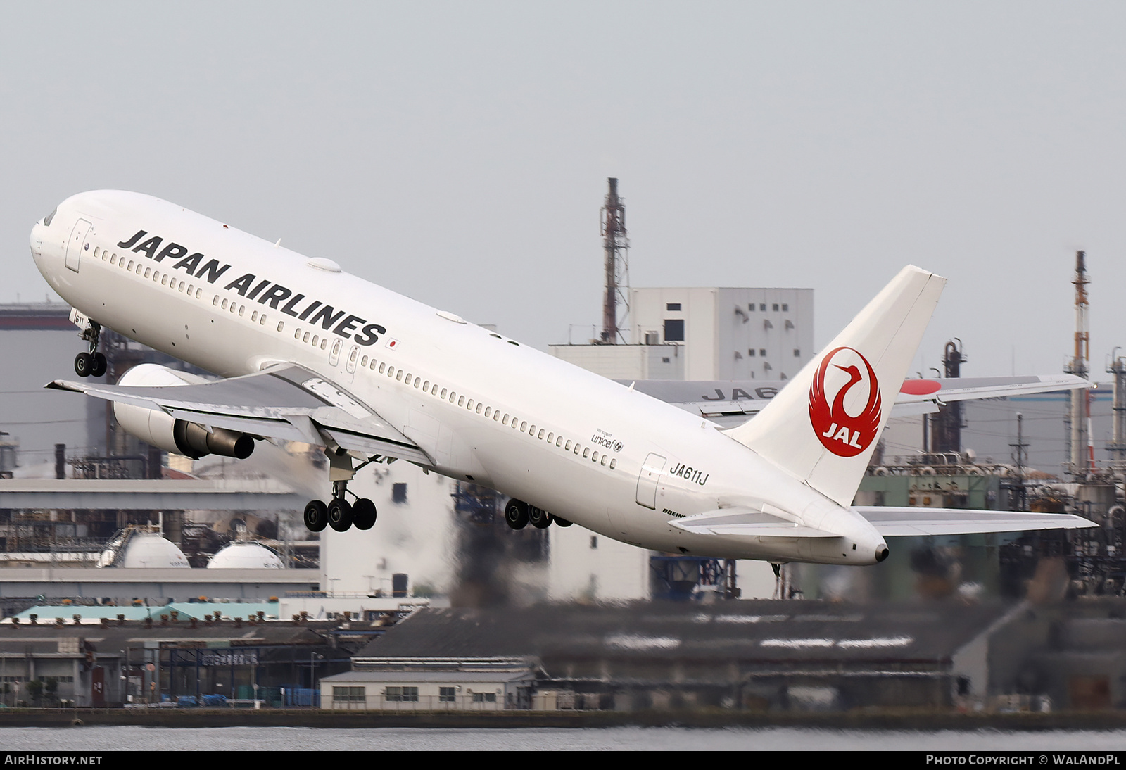 Aircraft Photo of JA611J | Boeing 767-346/ER | Japan Airlines - JAL | AirHistory.net #738349