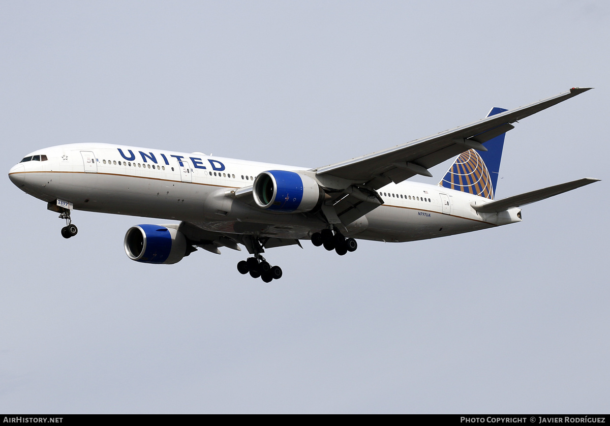 Aircraft Photo of N797UA | Boeing 777-222/ER | United Airlines | AirHistory.net #738380