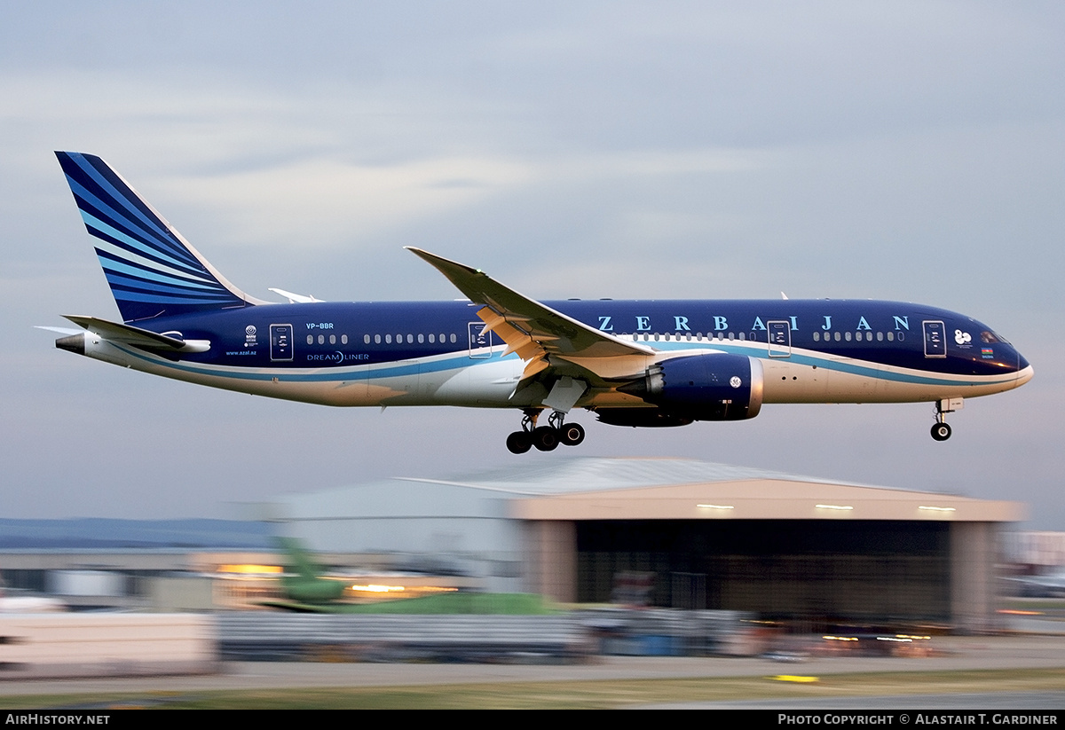 Aircraft Photo of VP-BBR | Boeing 787-8 Dreamliner | Azerbaijan Airlines - AZAL - AHY | AirHistory.net #738390