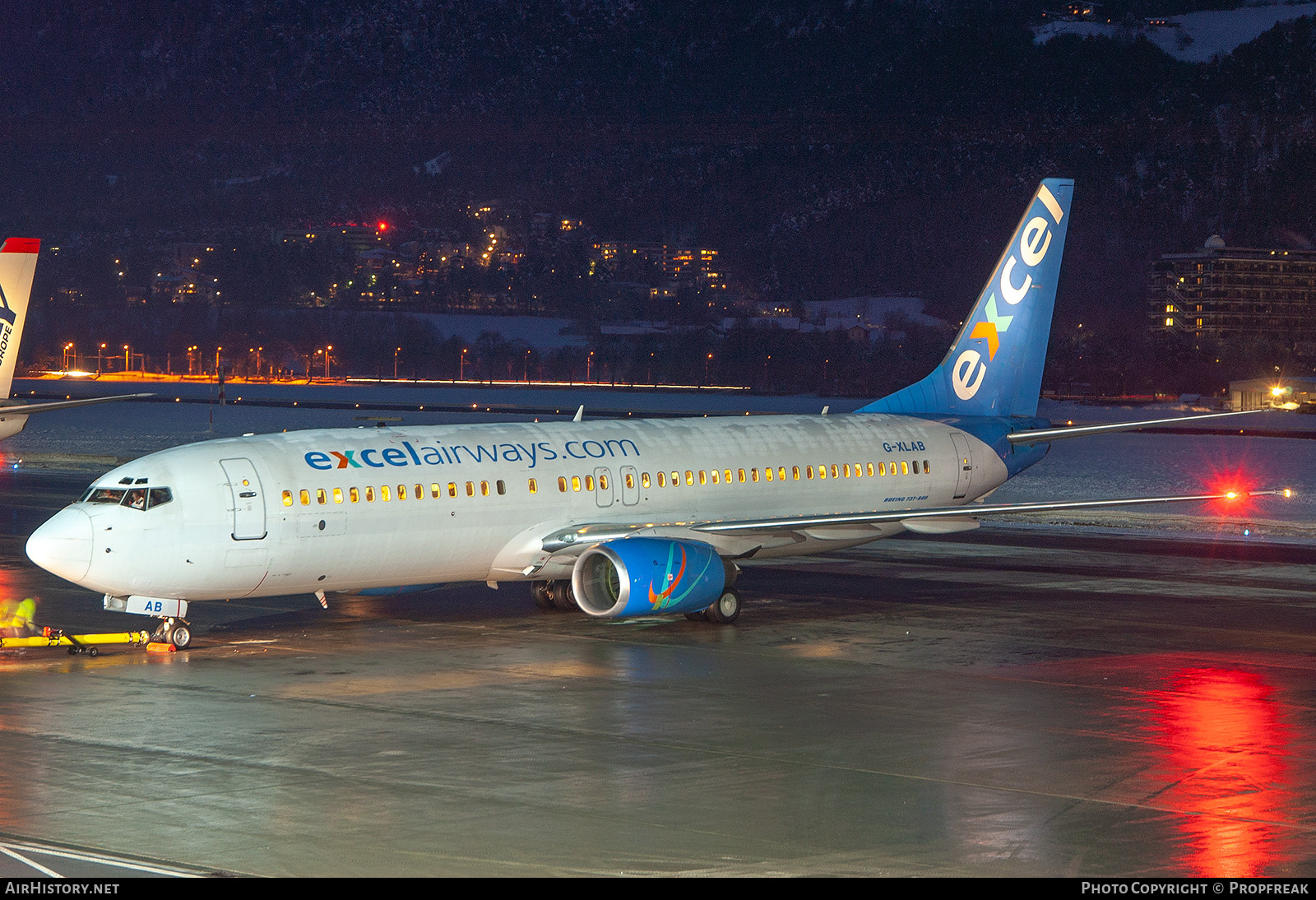 Aircraft Photo of G-XLAB | Boeing 737-8Q8 | Excel Airways | AirHistory.net #738409