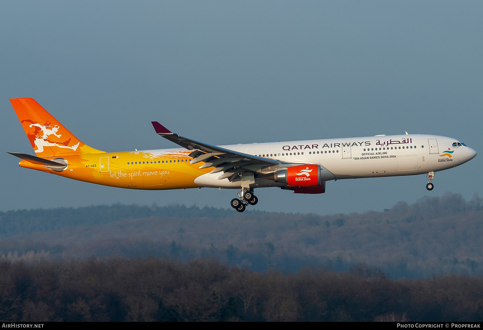 Aircraft Photo of A7-AEE | Airbus A330-302 | Qatar Airways | AirHistory.net #738411