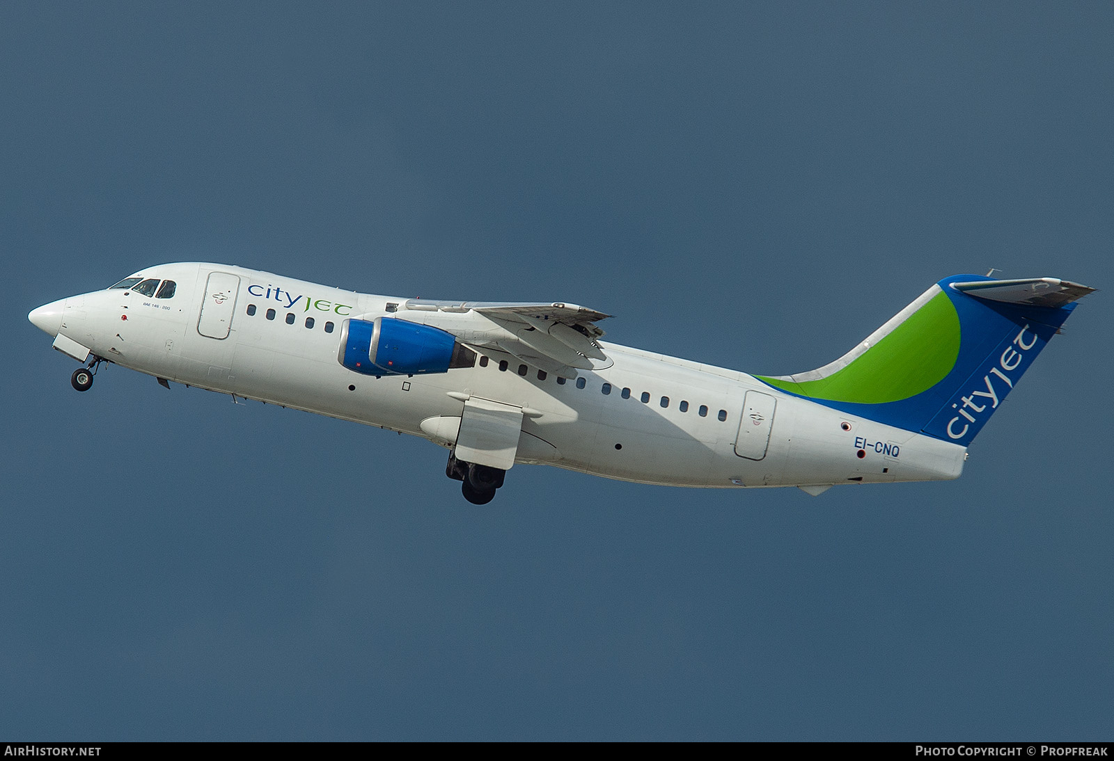 Aircraft Photo of EI-CNQ | British Aerospace BAe-146-200 | CityJet | AirHistory.net #738439
