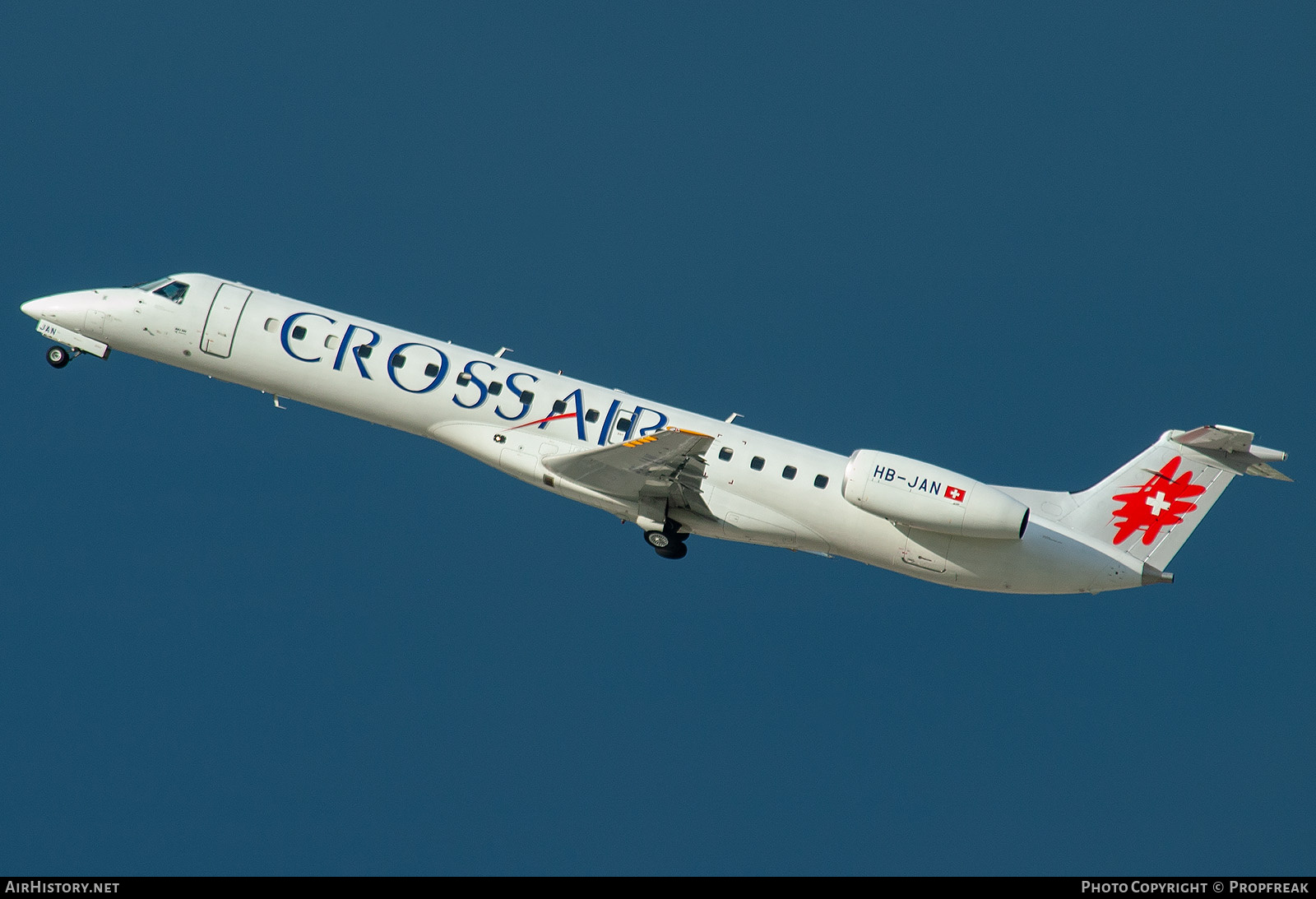Aircraft Photo of HB-JAN | Embraer ERJ-145LU (EMB-145LU) | Crossair | AirHistory.net #738441