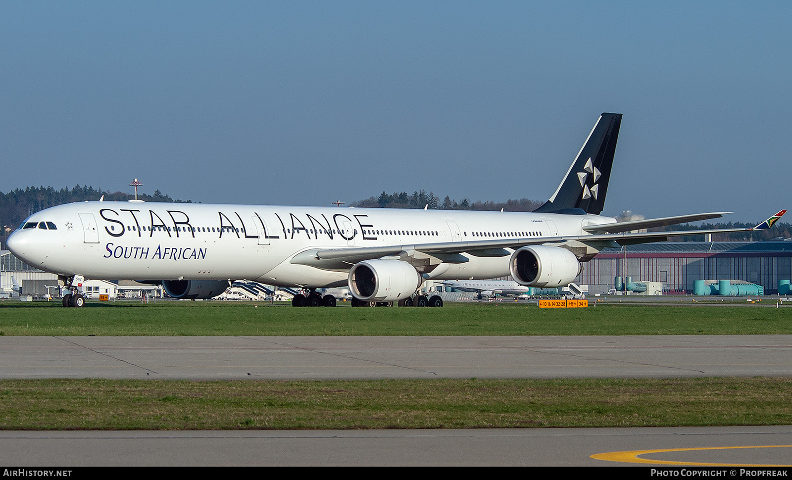 Aircraft Photo of ZS-SNC | Airbus A340-642 | South African Airways | AirHistory.net #738464