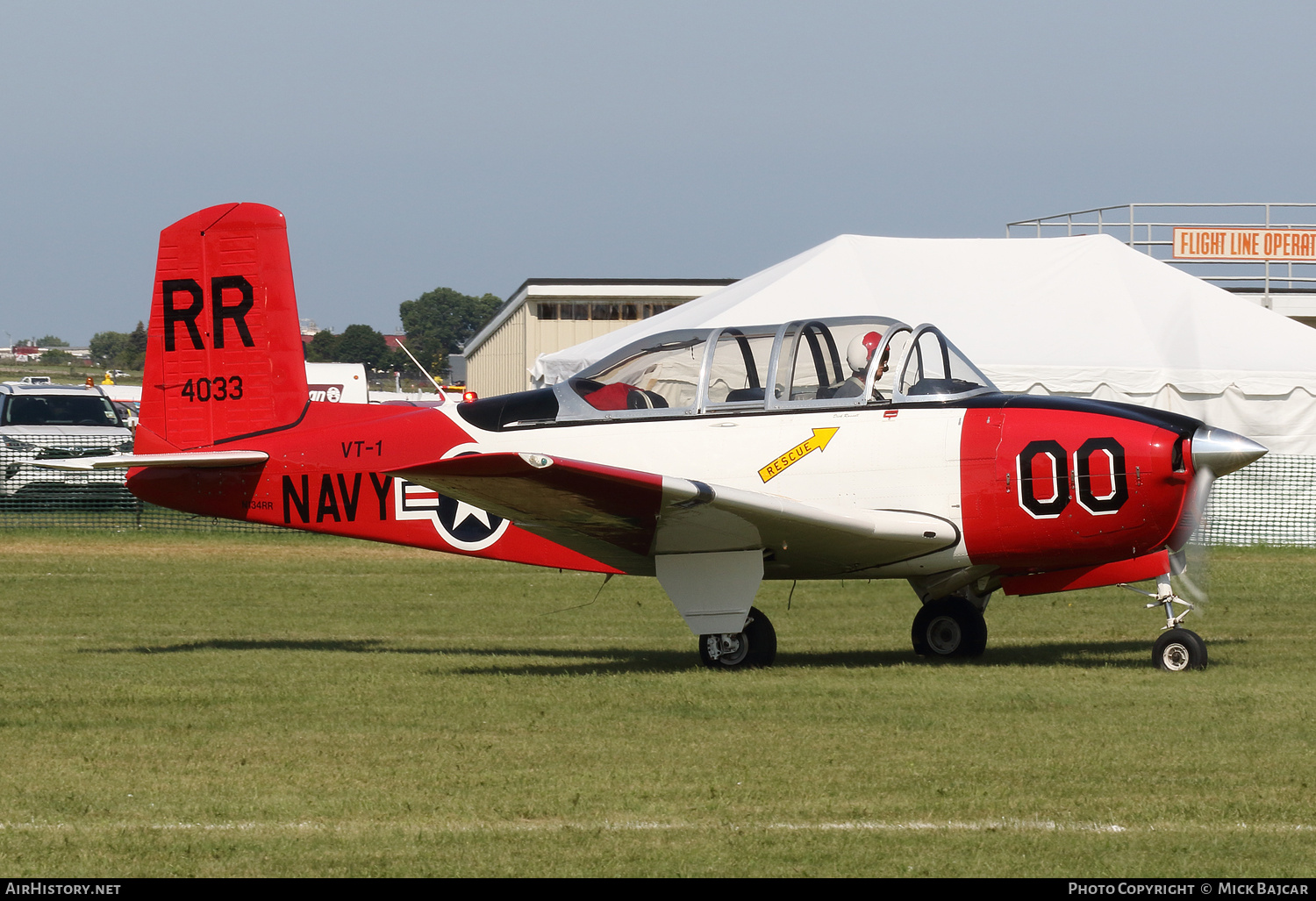 Aircraft Photo of N134RR / 4033 | Beech T-34B Mentor | USA - Navy | AirHistory.net #738496