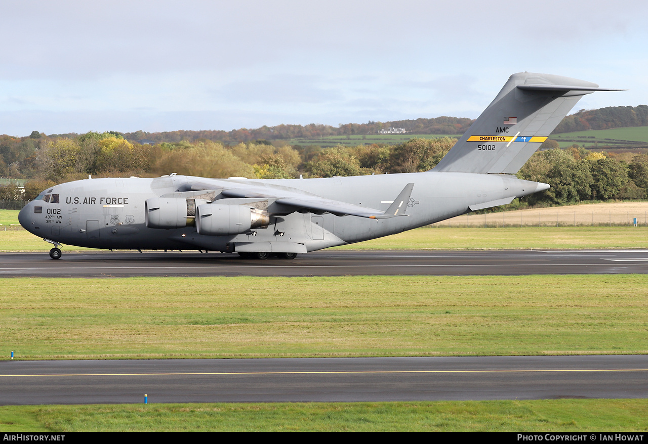 Aircraft Photo of 95-0102 / 50102 | McDonnell Douglas C-17A Globemaster III | USA - Air Force | AirHistory.net #738501