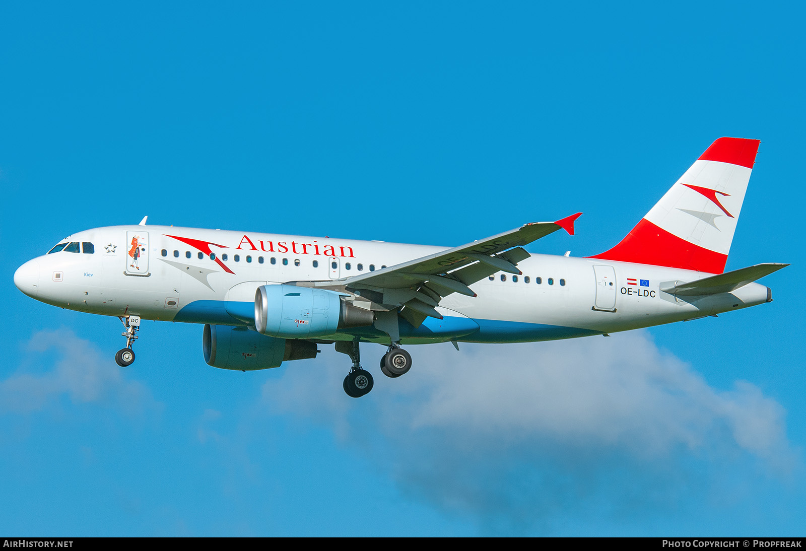 Aircraft Photo of OE-LDC | Airbus A319-112 | Austrian Airlines | AirHistory.net #738537