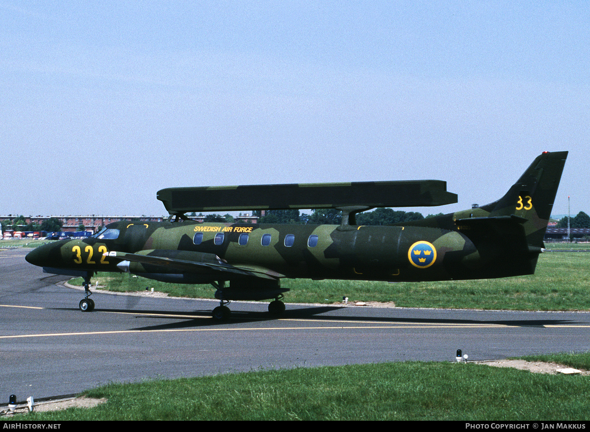 Aircraft Photo of 88003 | Fairchild Swearingen Tp88 Metro III/AEW | Sweden - Air Force | AirHistory.net #738542