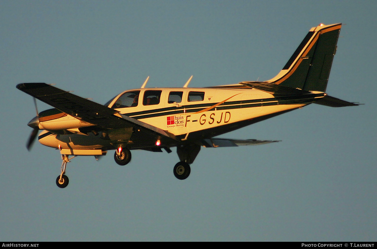 Aircraft Photo of F-GSJD | Beechcraft 58P Baron | AirHistory.net #738582