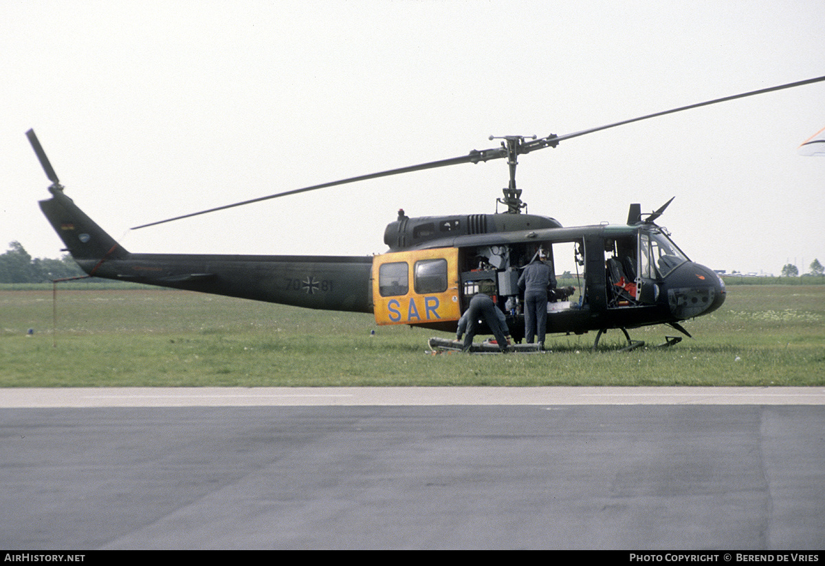 Aircraft Photo of 7081 | Bell UH-1D Iroquois | Germany - Air Force | AirHistory.net #738607