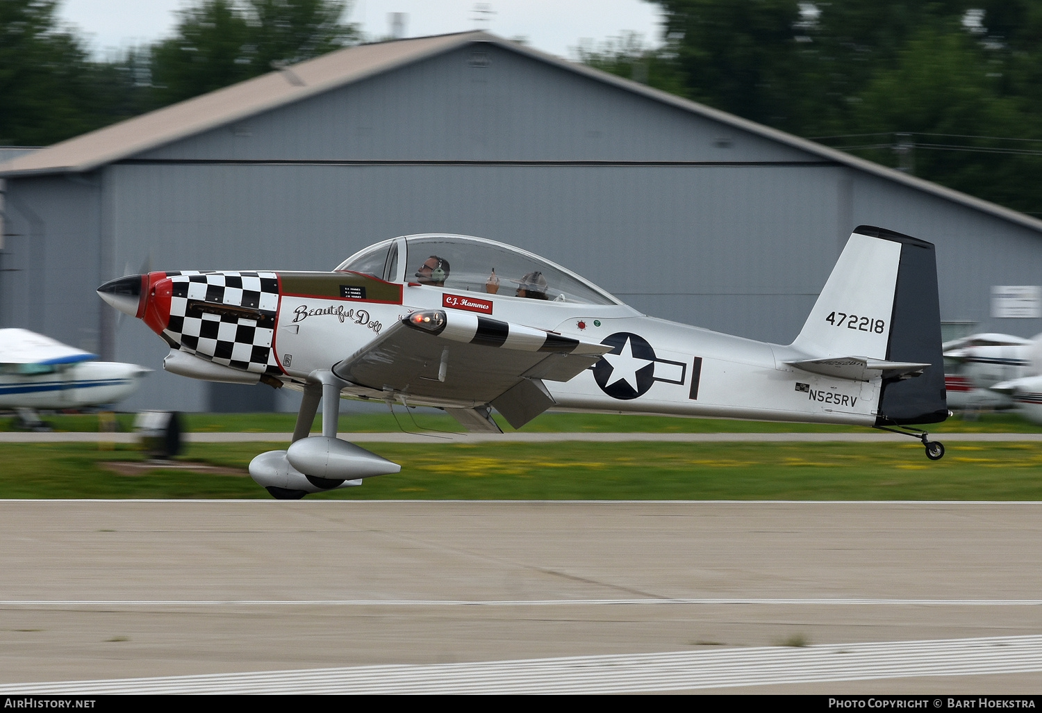 Aircraft Photo of N525RV / 472218 | Van's RV-8 | USA - Air Force | AirHistory.net #738645