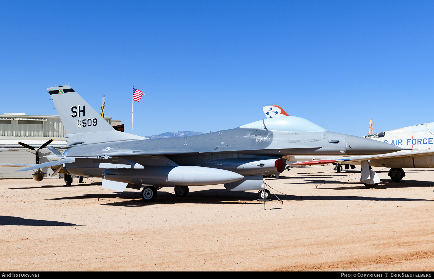 Aircraft Photo of 80-0509 / AF80-509 | General Dynamics F-16A Fighting Falcon | USA - Air Force | AirHistory.net #738653