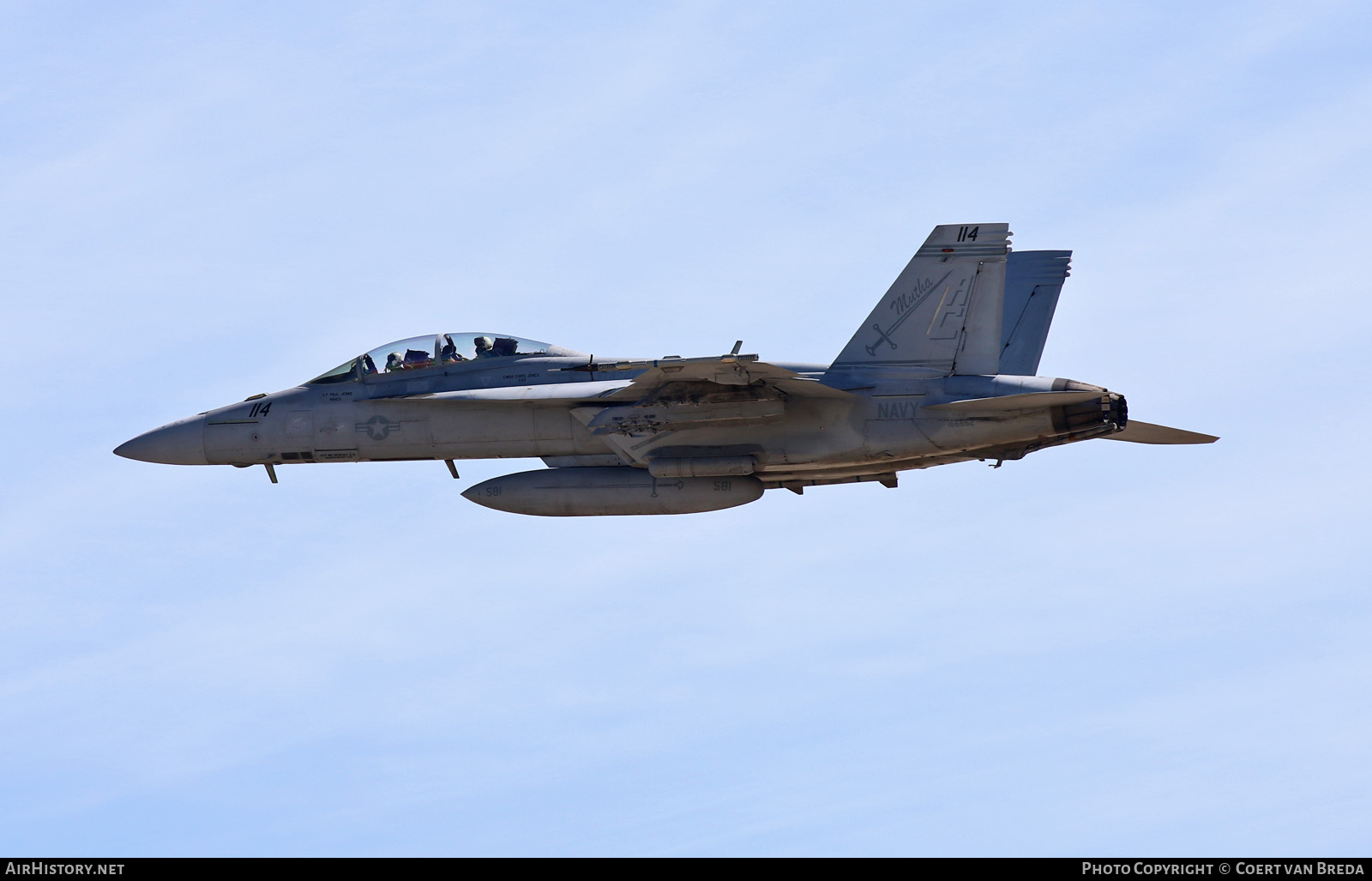 Aircraft Photo of 166662 | Boeing F/A-18F Super Hornet | USA - Navy | AirHistory.net #738662