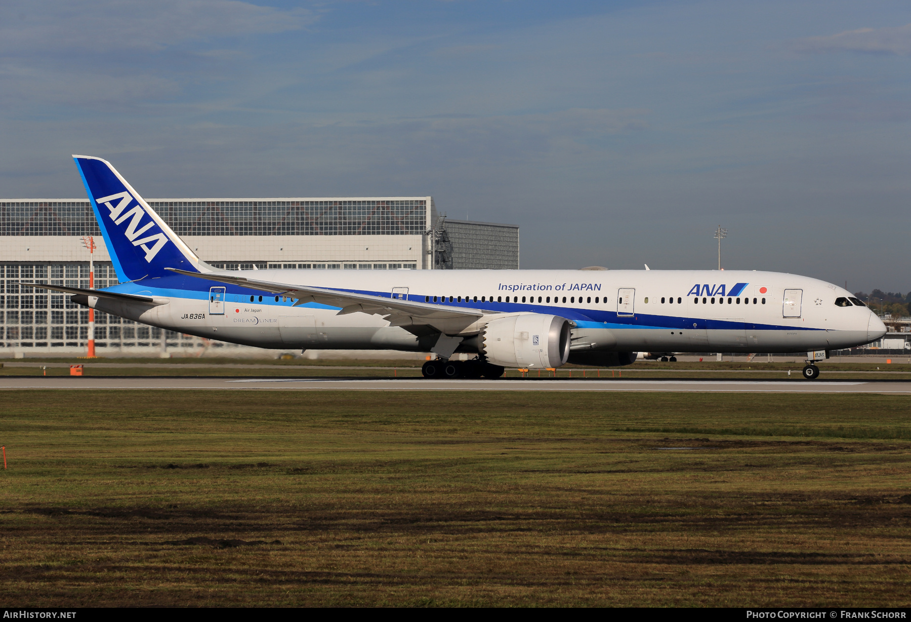 Aircraft Photo of JA836A | Boeing 787-9 Dreamliner | All Nippon Airways - ANA | AirHistory.net #738673