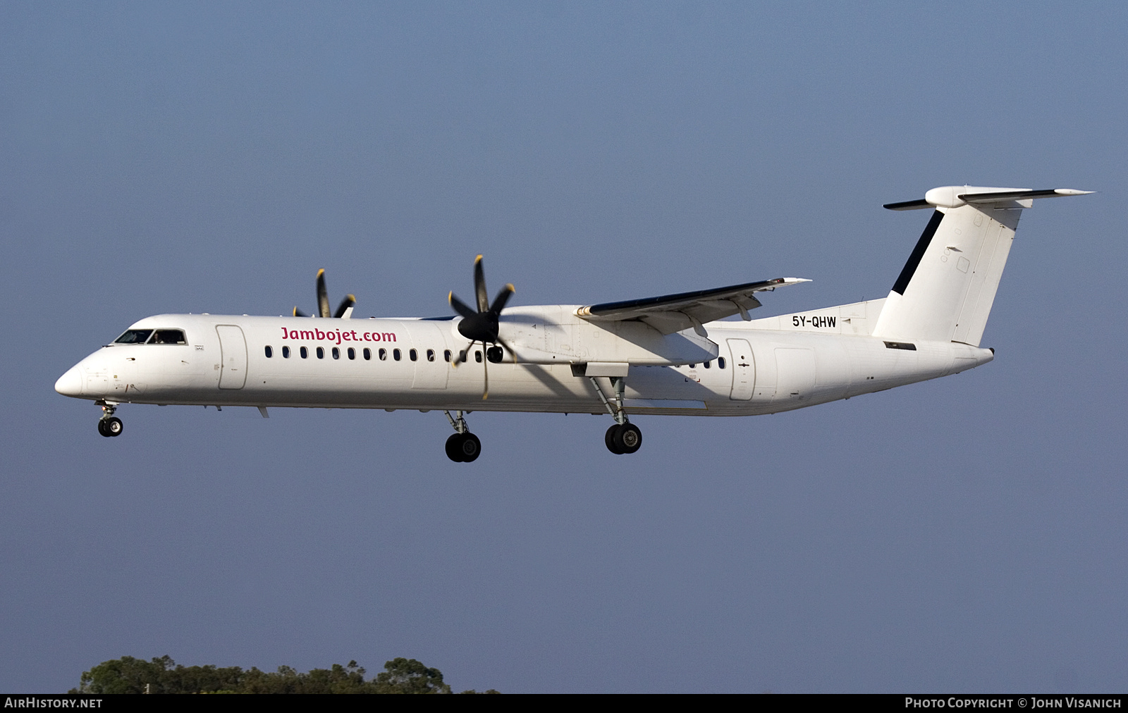 Aircraft Photo of 5Y-QHW | Bombardier DHC-8-402 Dash 8 | Jambojet | AirHistory.net #738688