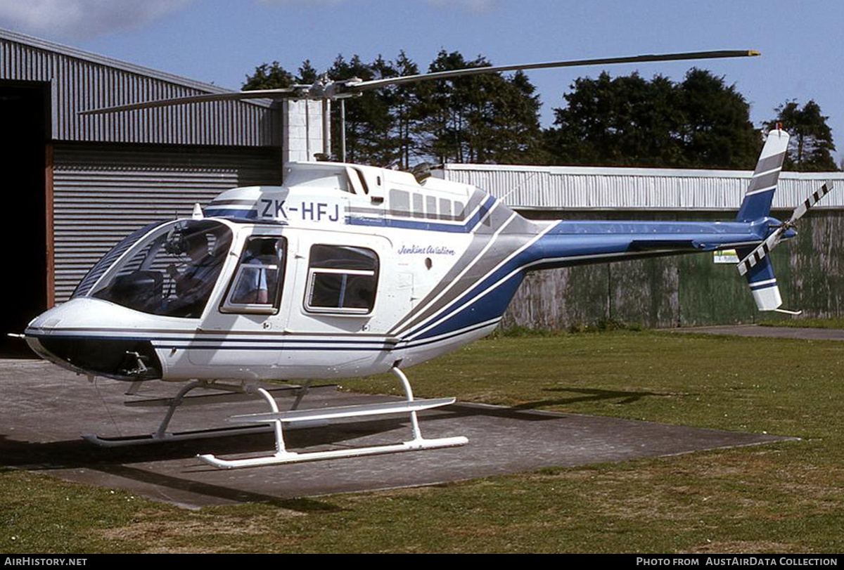 Aircraft Photo of ZK-HFJ | Bell 206B-3 JetRanger III | Jenkins Aviation | AirHistory.net #738701