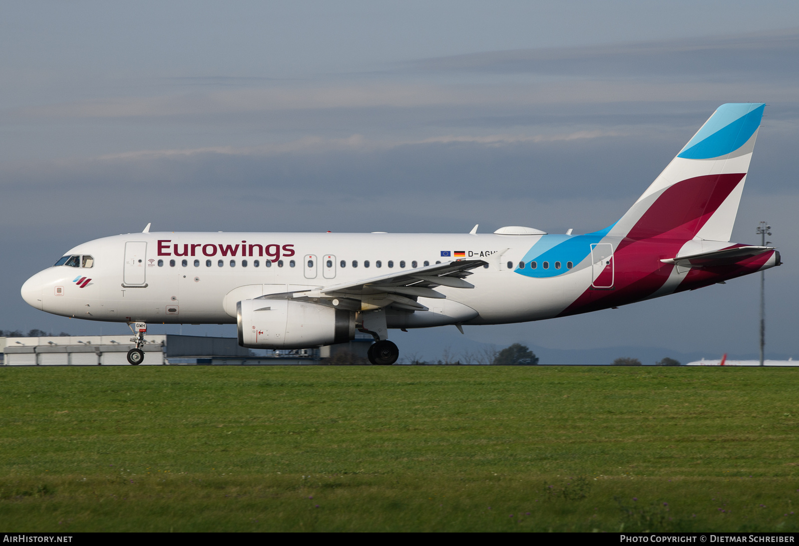 Aircraft Photo of D-AGWH | Airbus A319-132 | Eurowings | AirHistory.net #738706